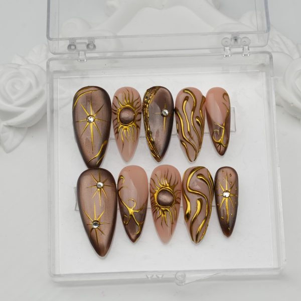 Mocha Sunshine Nail Set