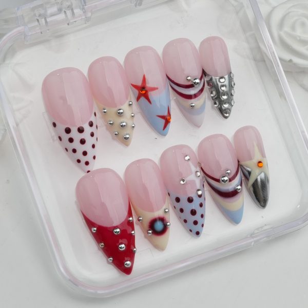 Starry Sky Vortex Nail Sticker Set